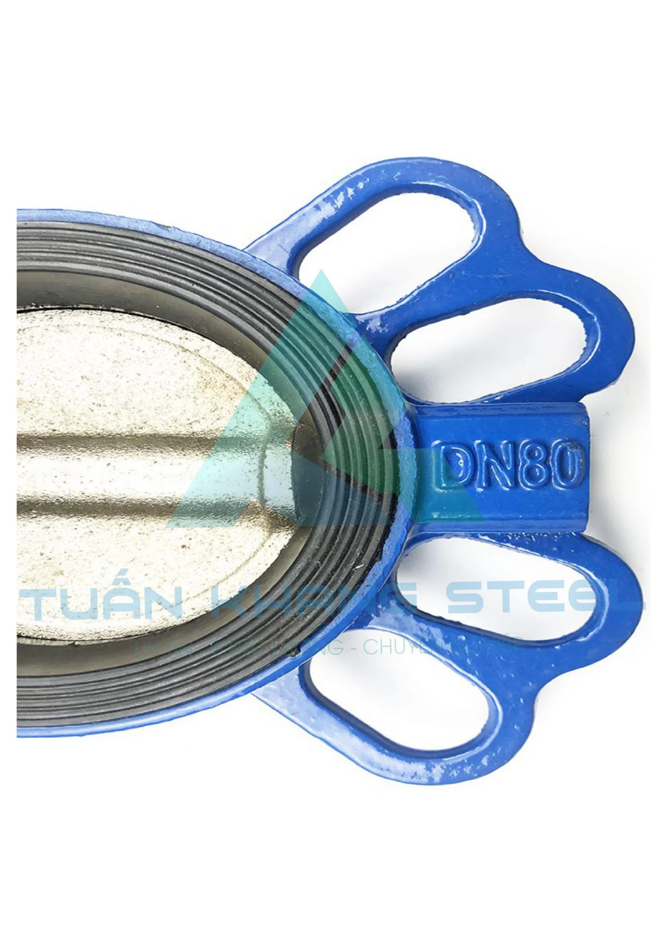 Van bướm tay gạt thân gang, cánh gang