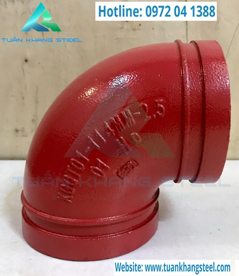 Bảng giá phụ kiện khớp nối rãnh (FLEXIBLE GROOVED COUPLING) tại miền Bắc