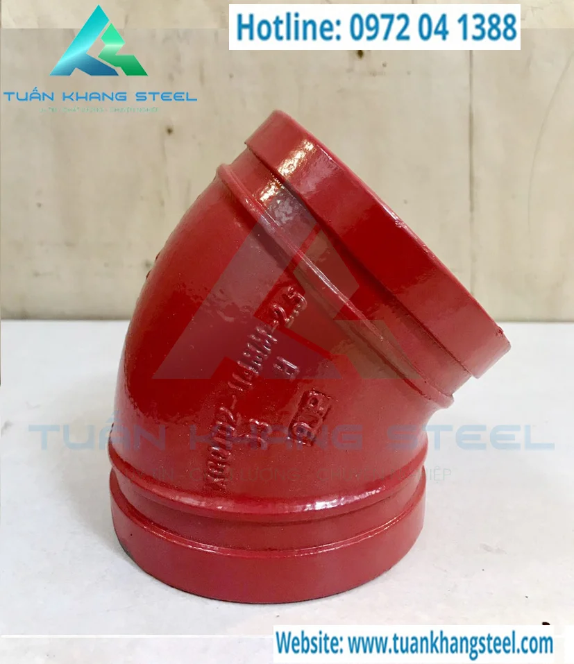 Bảng giá phụ kiện khớp nối rãnh (FLEXIBLE GROOVED COUPLING) tại miền Bắc