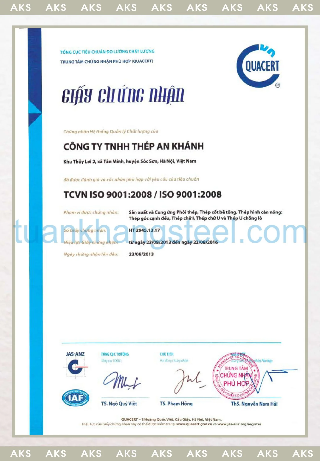 Catalogue Thép hình An Khánh