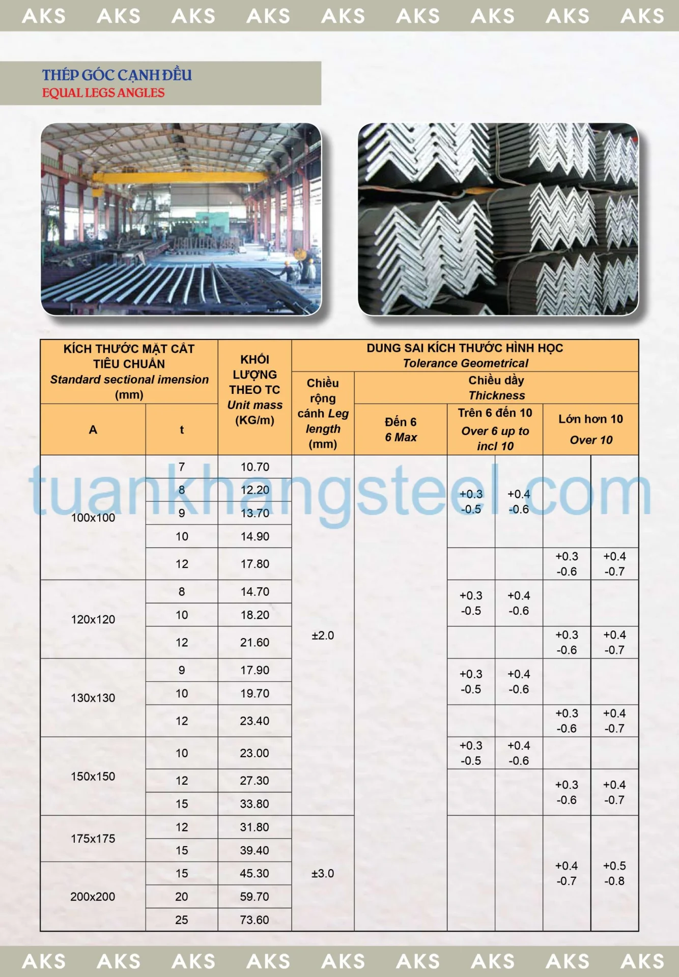 Catalogue Thép hình An Khánh