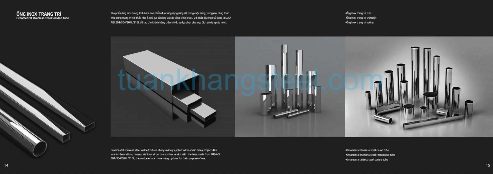 Catalogue Ống INOX Sơn Hà