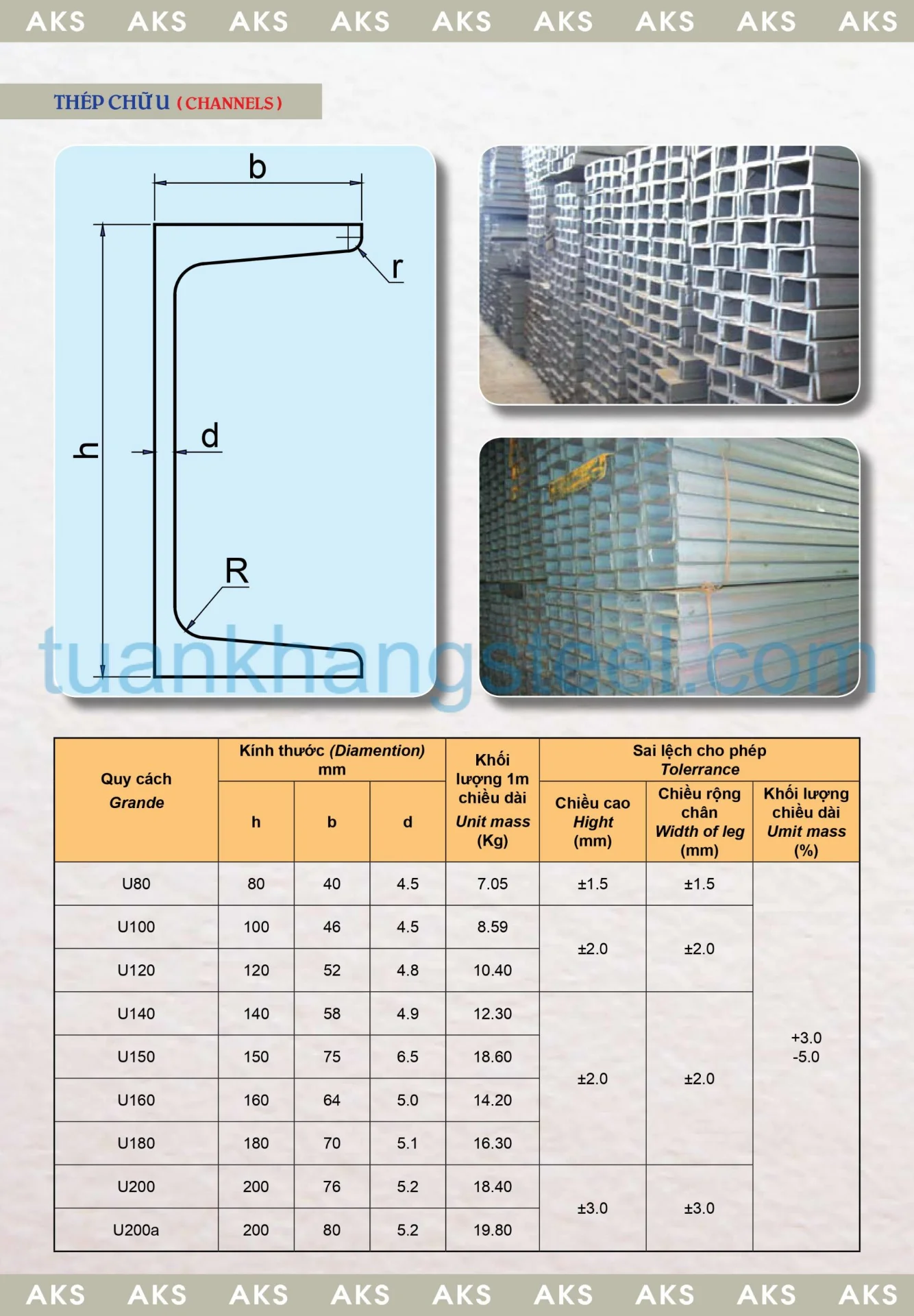 Catalogue Thép hình An Khánh