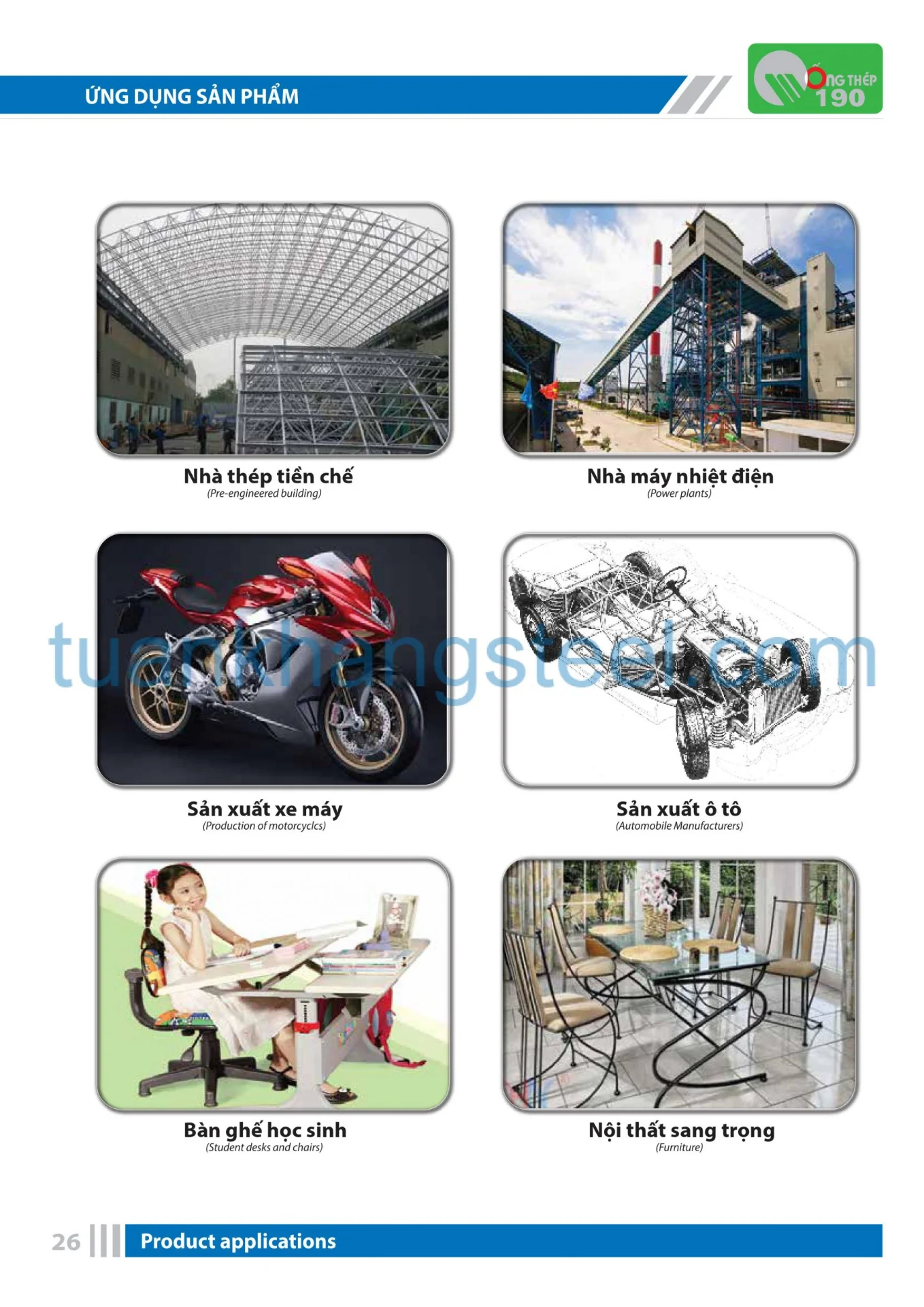 Catalogue Ống thép 190