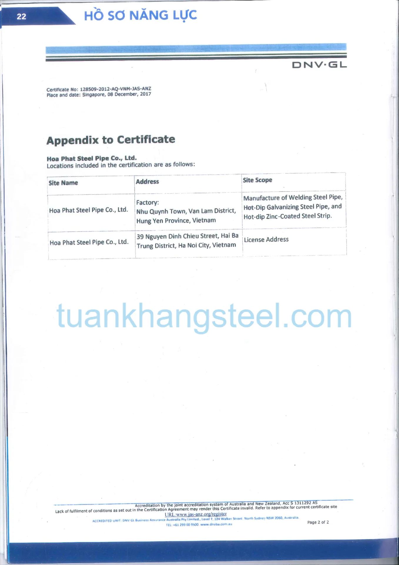 Hồ sơ năng lực Hoà Phát PDF mới nhất 2021