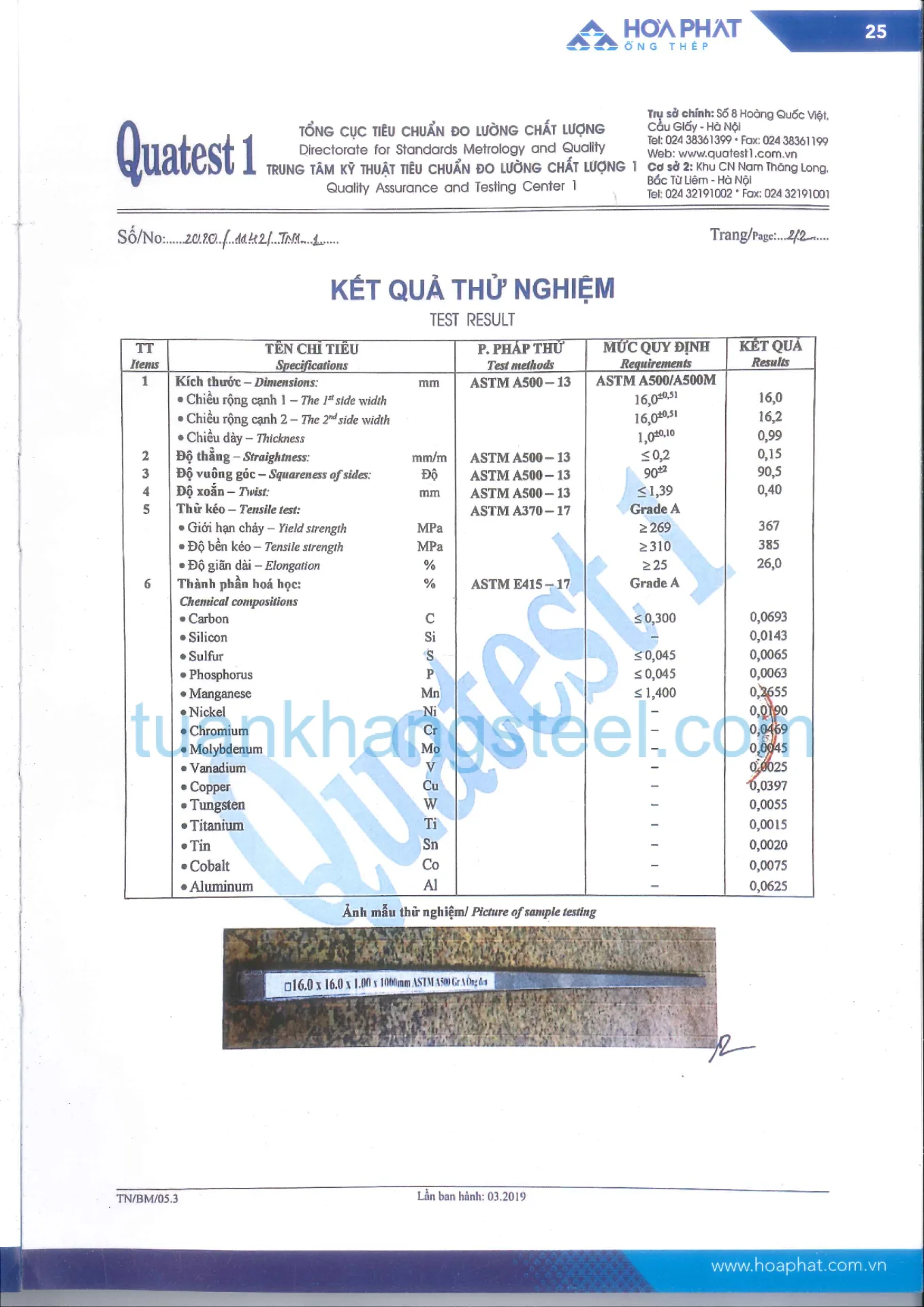 Hồ sơ năng lực Hoà Phát PDF mới nhất 2021