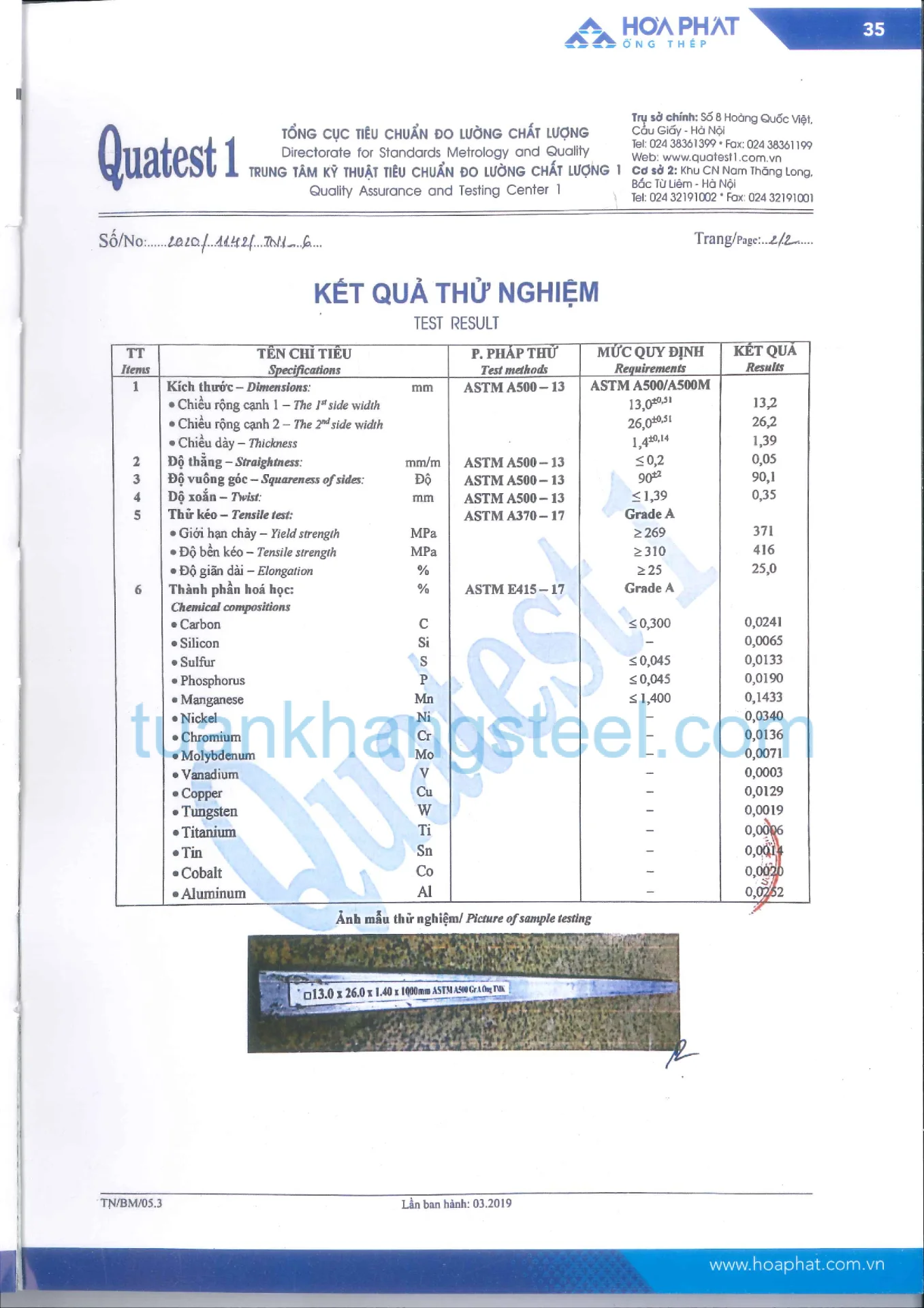 Hồ sơ năng lực Hoà Phát PDF mới nhất 2021