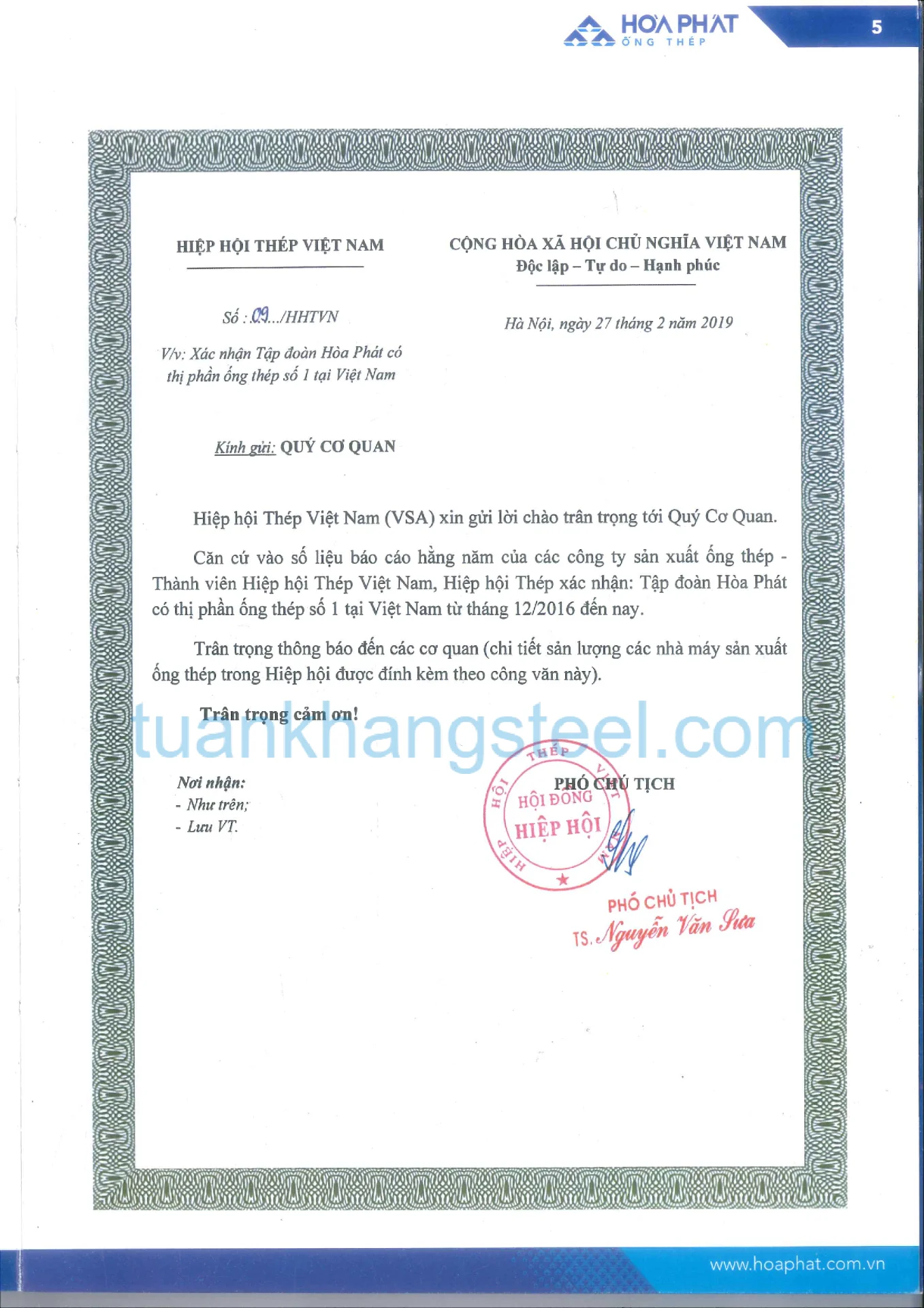 Hồ sơ năng lực Hoà Phát PDF mới nhất 2021