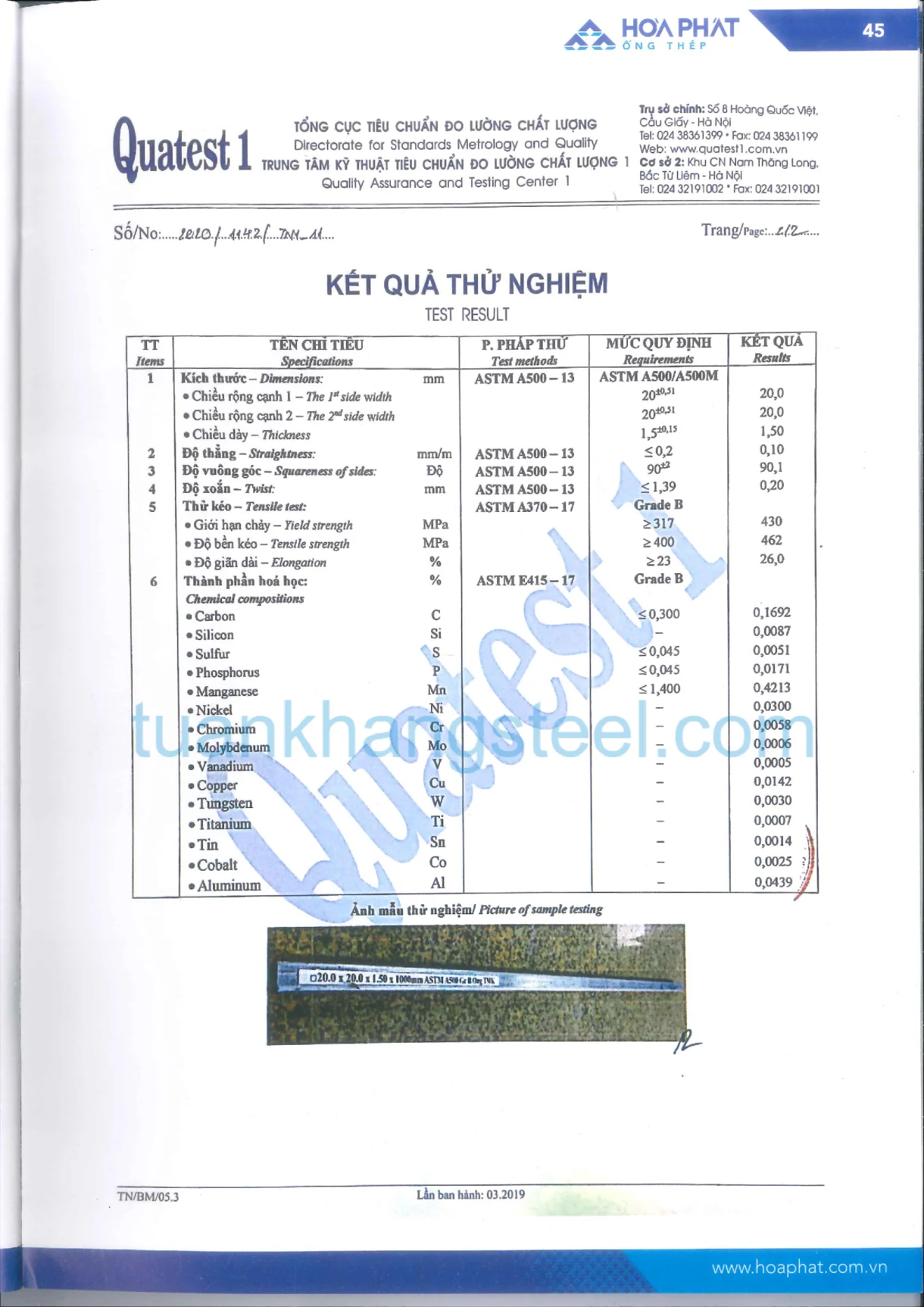 Hồ sơ năng lực Hoà Phát PDF mới nhất 2021