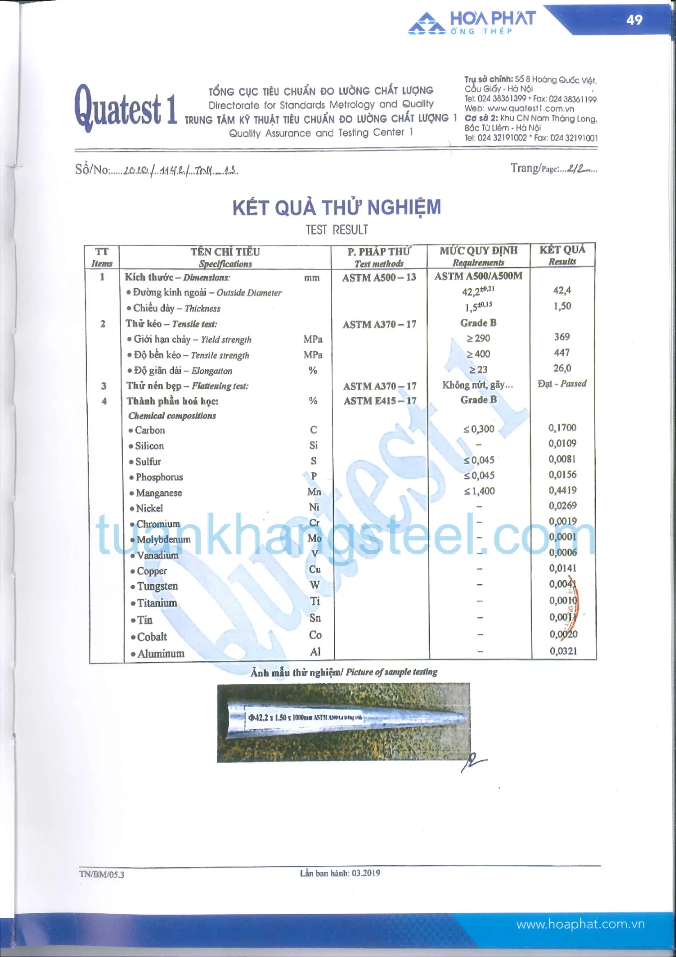 Hồ sơ năng lực Hoà Phát PDF mới nhất 2021