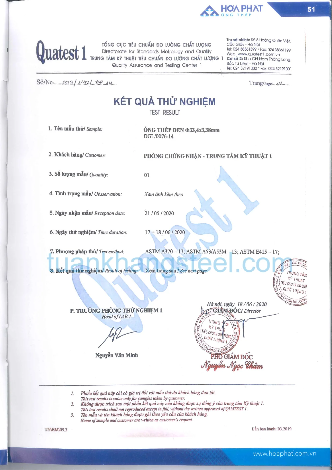 Hồ sơ năng lực Hoà Phát PDF mới nhất 2021