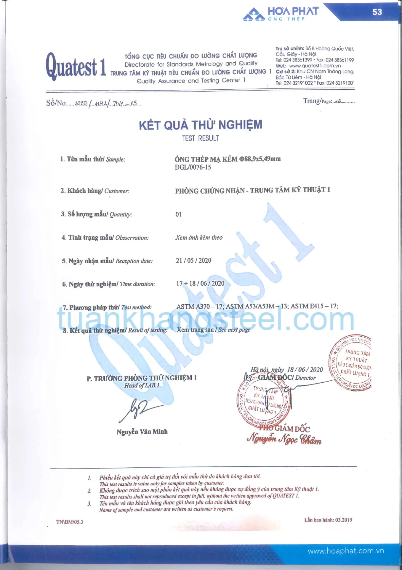 Hồ sơ năng lực Hoà Phát PDF mới nhất 2021
