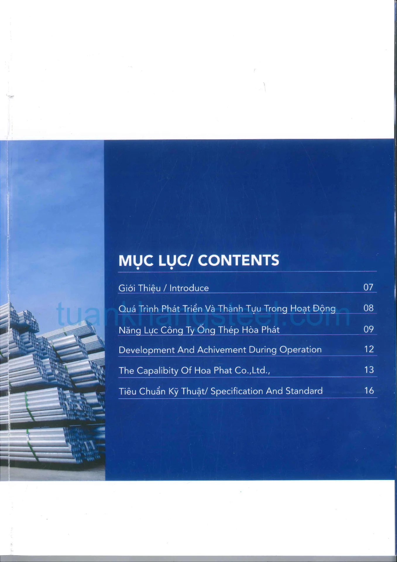 Hồ sơ năng lực Hoà Phát PDF mới nhất 2021