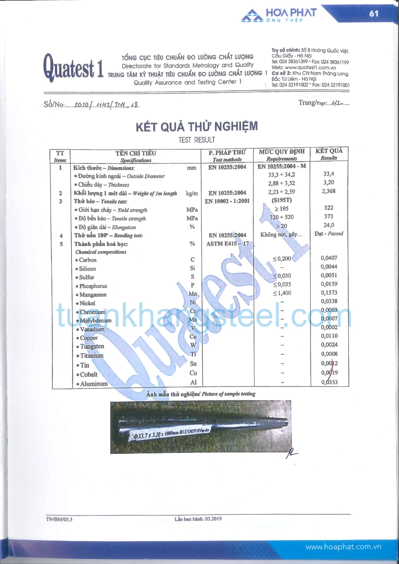 Hồ sơ năng lực Hoà Phát PDF mới nhất 2021