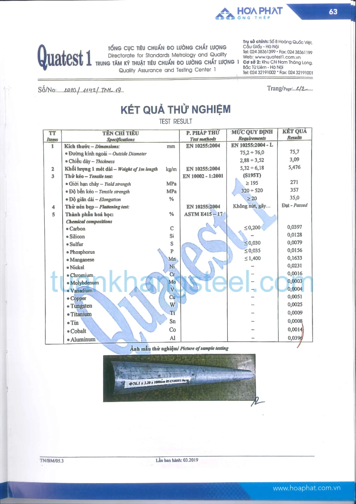 Hồ sơ năng lực Hoà Phát PDF mới nhất 2021