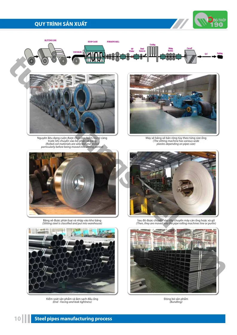 Catalogue Ống thép 190 mới nhất 2021 | Tải Catalogue Ống thép 190 mới nhất