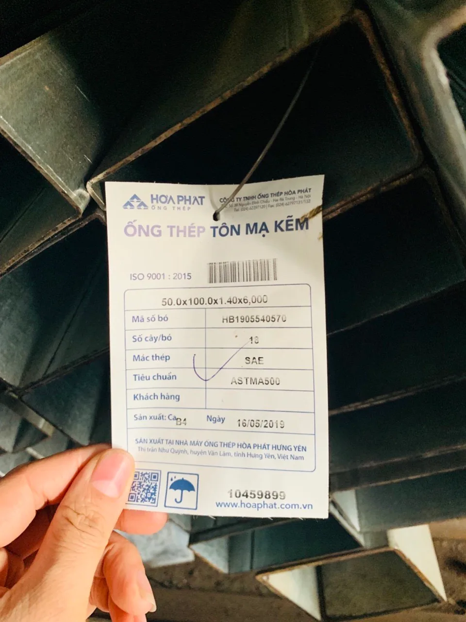 Ống, Hộp Tôn mạ kẽm - Ảnh 2
