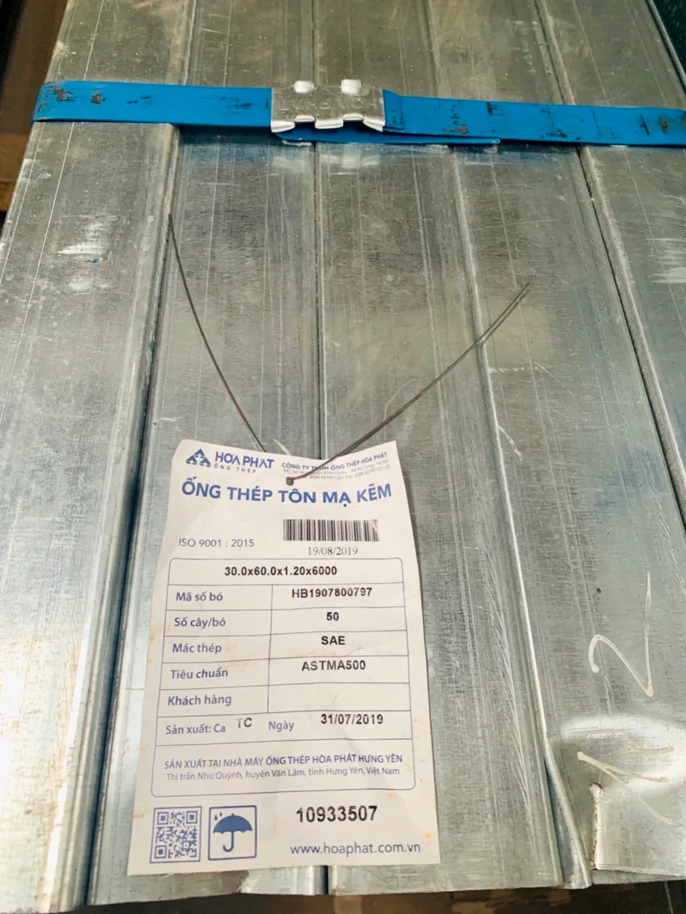 Ống, Hộp Tôn mạ kẽm - Ảnh 4