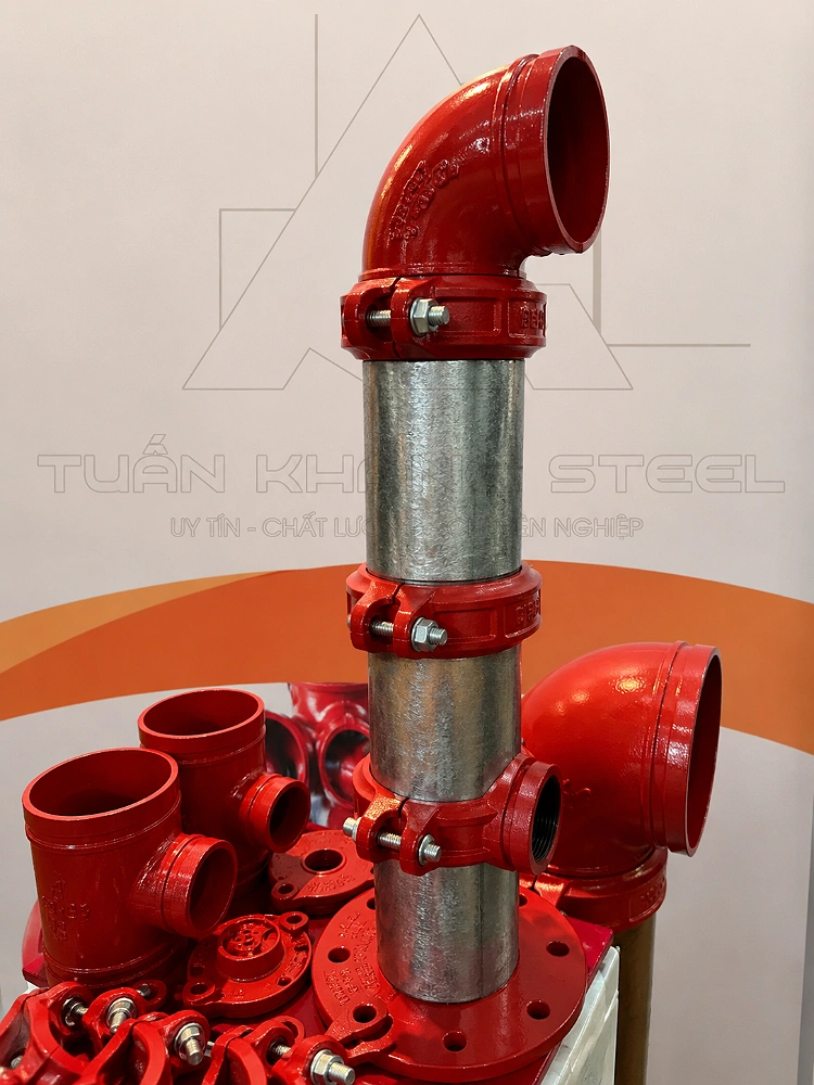 Bảng giá phụ kiện khớp nối rãnh (FLEXIBLE GROOVED COUPLING) tại miền Bắc