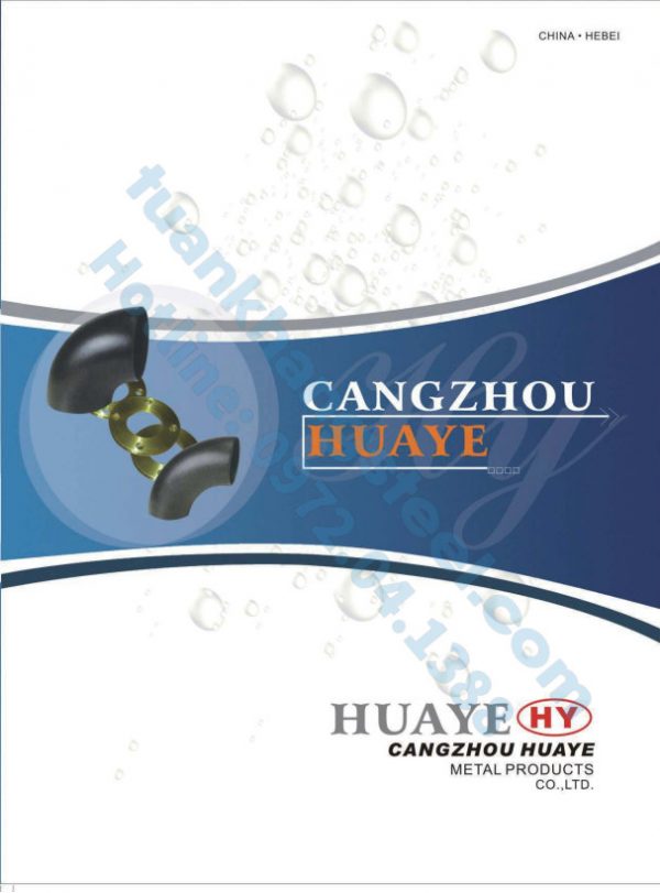 CATALOGUE Phụ kiện CANGZHOU HUAYE Tải CATALOGUE CANGZHOU HUAYE PDF Tuấn Khang Steel