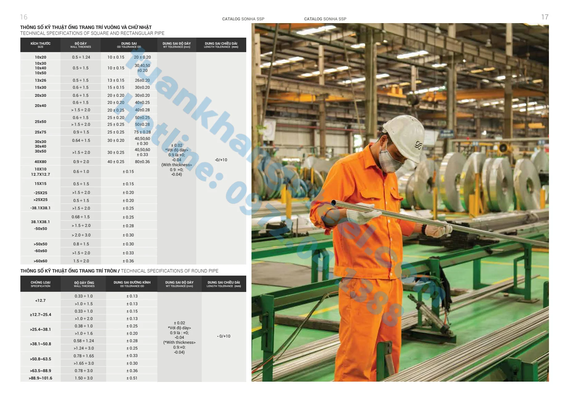 Catalogue Ống INOX Sơn Hà PDF mới nhất 2022