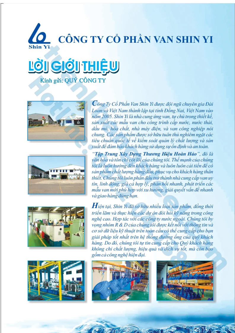 Catalogue Van SHIN YI 2022 PDF | Catalogue SHIN Yi Valves Corp 2022 PDF