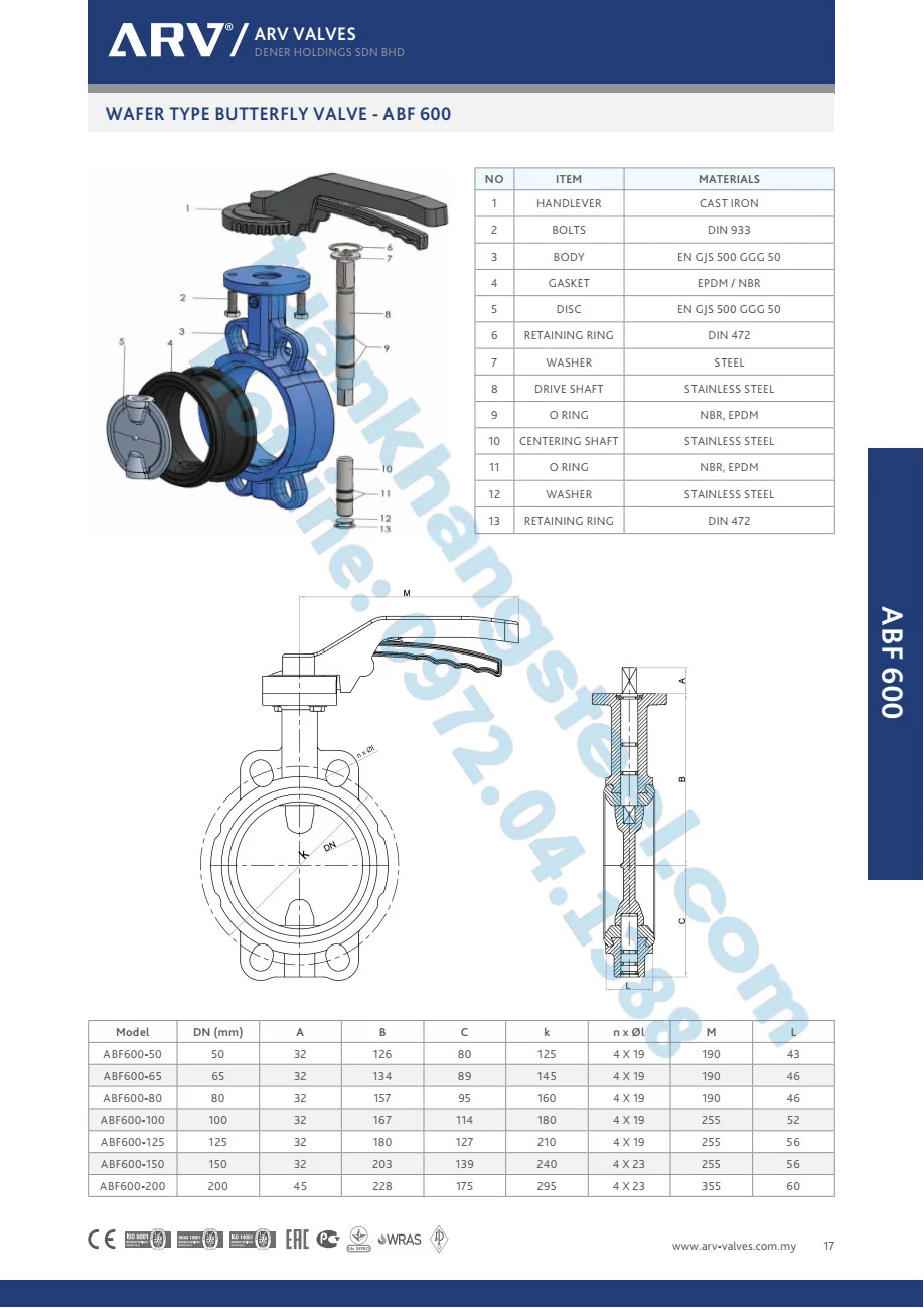 Catalogue Van ARV Malaysia 2022 PDF | Catalogue ARV Malaysia Valves 2022 PDF