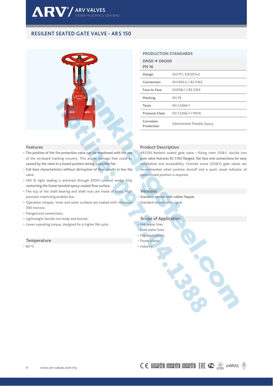 Catalogue Van ARV Malaysia 2022 PDF | Catalogue ARV Malaysia Valves 2022 PDF