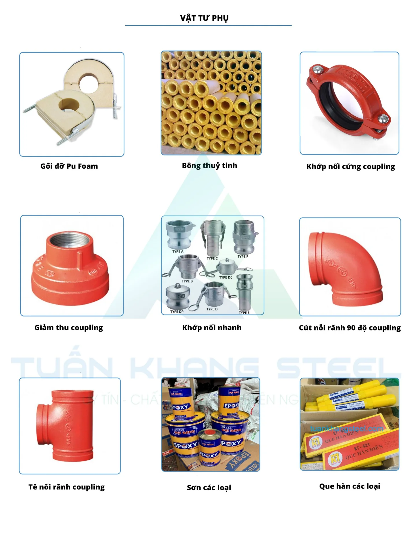 Cung cấp vật tư phụ tại Hà Nội