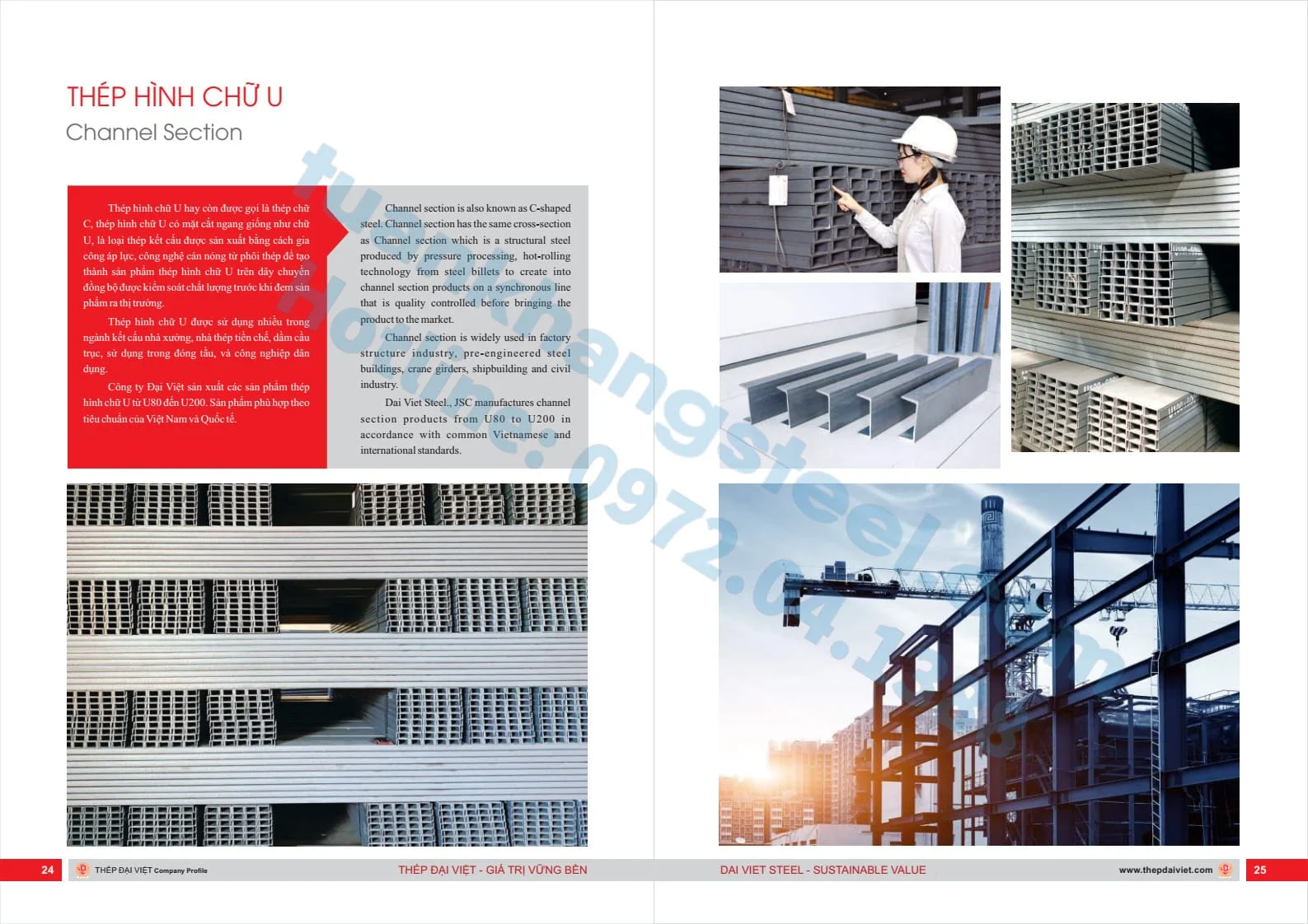 Hồ sơ năng lực thép hình Đại Việt PDF | Tải File PDF Hồ sơ năng lực thép hình Đại Việt 2022