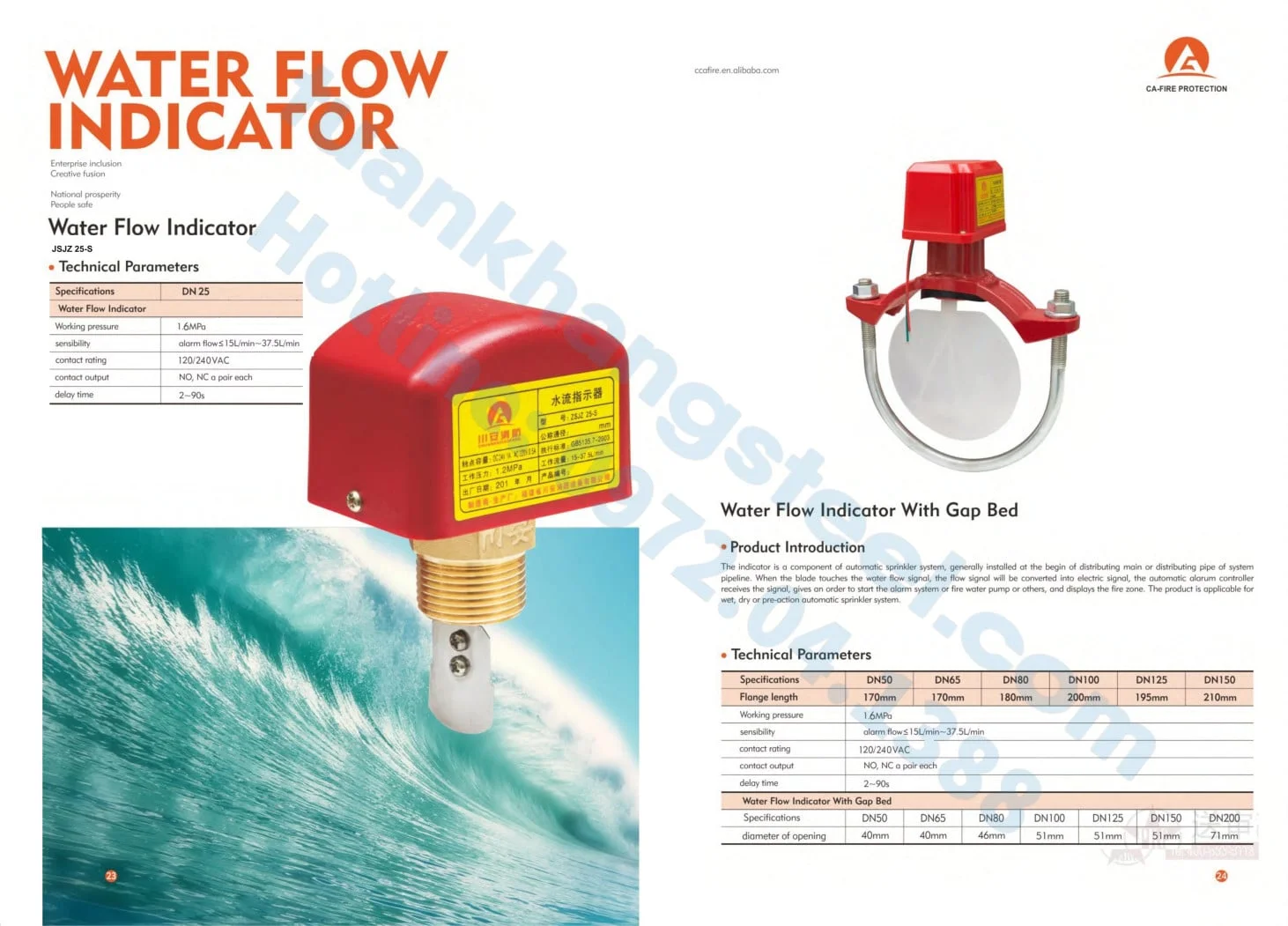 CATALOUGE  Alarm valve (Van báo động có Kiểm định) + Deluge Valve (Van xả tràn có KĐ) + Water Flow Indicator(Công tắc dòng chảy có KĐ) PDF mới nhất