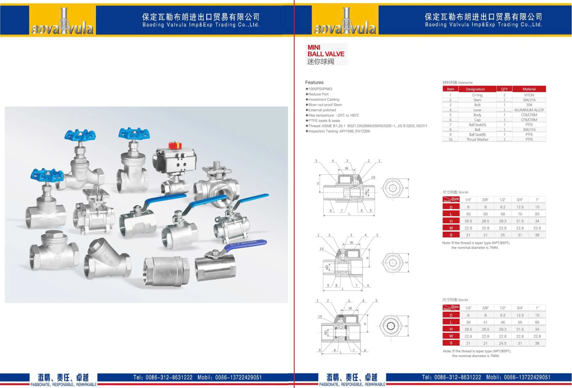 Catalouge Phụ kiện Hàn-Mặt bích – Van INOX 201/304/316 Baoding TQ | Tải file Pdf Catalouge Phụ kiện Hàn-Mặt bích – Van INOX 201/304/316 Baoding TQ