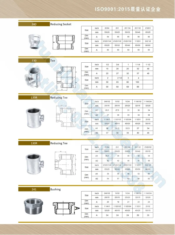 Catalouge Phụ kiện ren Shanxi Bote Malleable iron Co., Ltd | DOWNLOAD CATALOGUE Shanxi Bote Malleable iron Co., Ltd