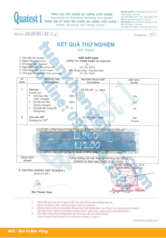 Catalogue Thép hình An Khánh mới nhất 2023| Tải File PDF Catalogue Thép hình An Khánh 2023