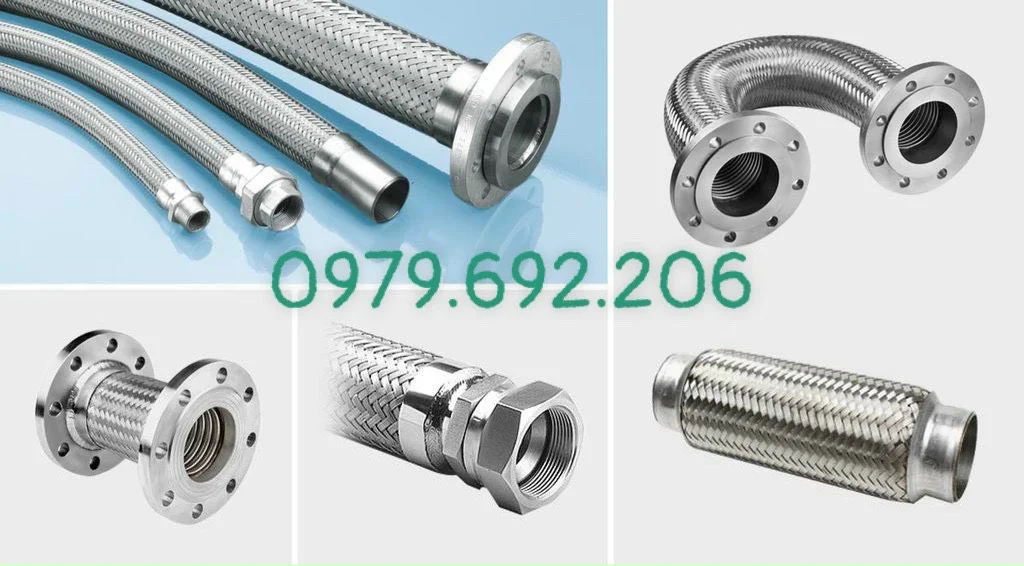 Công Ty Thép Tuấn Khang – Nhà Sản Xuất Khớp Nối Mềm Chống Rung Inox 2 Đầu Bích, 2 Đầu Rắc Co Uy Tín