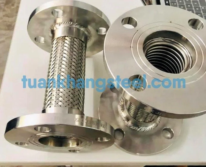 Công Ty Thép Tuấn Khang – Nhà Sản Xuất Khớp Nối Mềm Chống Rung Inox 2 Đầu Bích, 2 Đầu Rắc Co Uy Tín