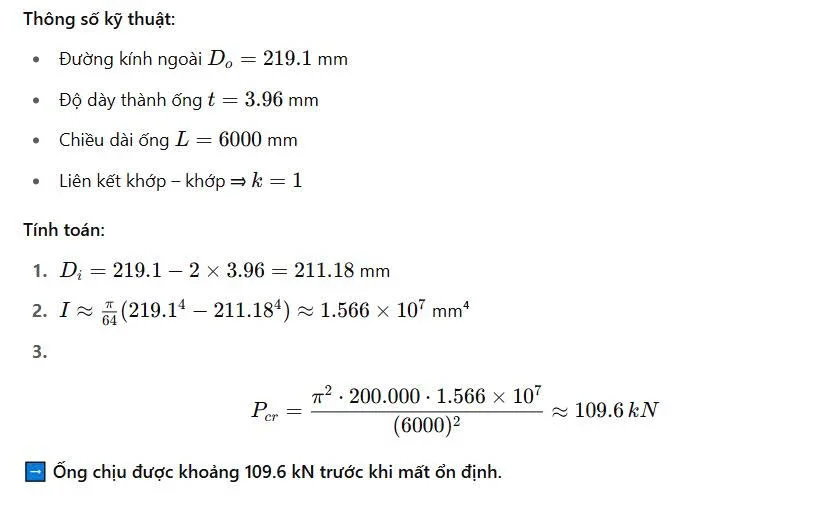 🔧 [HƯỚNG DẪN] Công Thức Tính Độ Nén Bẹp Ống Thép Chính Xác & Địa Chỉ Mua Ống Thép Uy Tín