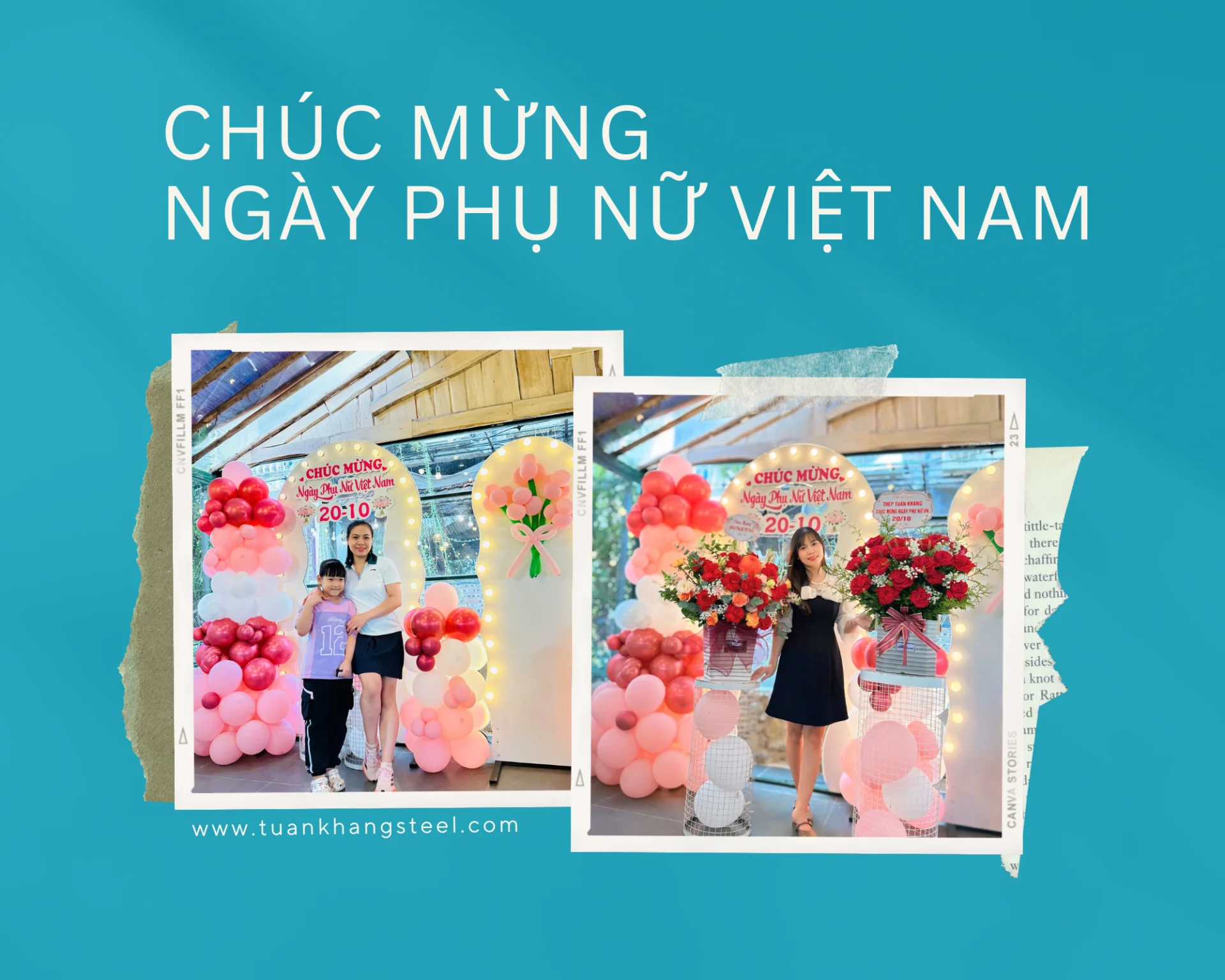 Công ty Thép Tuấn Khang tổ chức Ngày 20/10 ấm áp tại “Chợ Tình Quán” – Tôn vinh phái đẹp Tuấn Khang