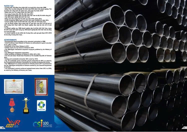 Catalogue Ống thép Hòa Phát mới nhất 2025 (PDF tải về)
