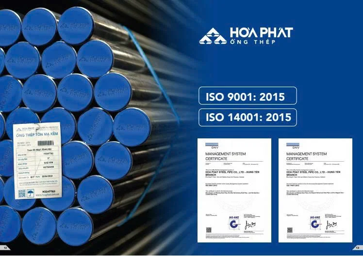 Catalogue Ống thép Hòa Phát mới nhất 2025 (PDF tải về)