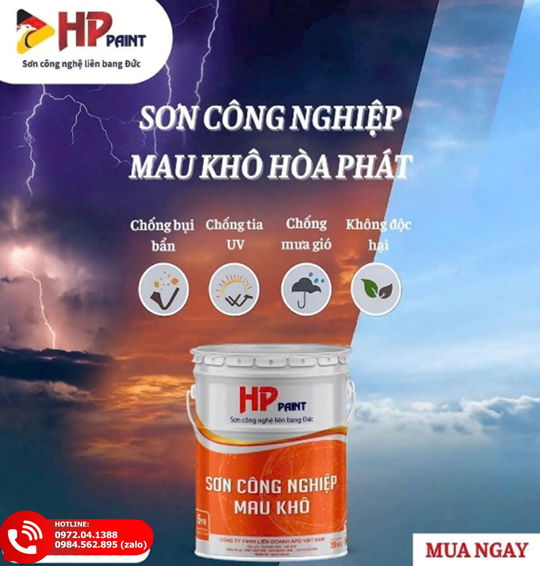 Bảng Sản Phẩm Sơn Công Nghiệp Hòa Phát & APO Chi Tiết 2026 – So Sánh & Ứng Dụng Thực Tế