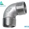 Cút 2 đầu ren ngoài inox – chuyển hướng tuyến đường ống