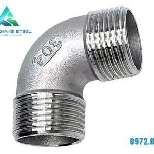 Cút 2 đầu ren ngoài inox – chuyển hướng tuyến đường ống