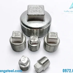 Nút bịt ren ngoài inox – đóng kín đầu đường ống
