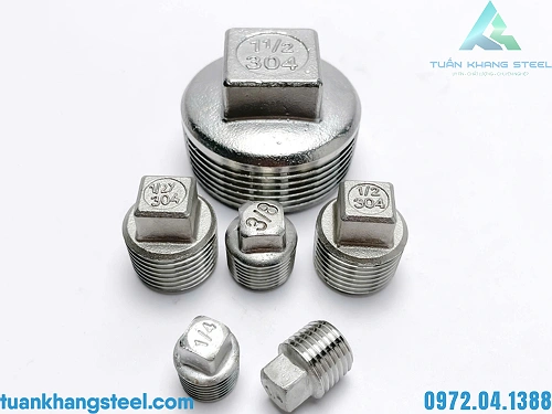 Nút bịt ren ngoài inox – đóng kín đầu đường ống