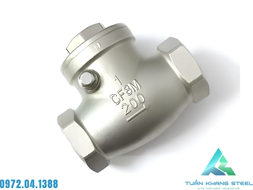 Van một chiều lá lật ren Inox 304 – hạn chế dòng chảy ngược