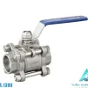 Van bi 3 mảnh 2 đầu hàn Inox 304 – đóng mở dòng lưu chất bằng cơ cấu bi
