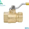 Van bi ren tay gạt DN8 GAS PN30 tay vàng – đóng mở dòng lưu chất bằng cơ cấu bi
