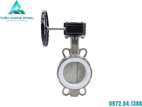 Van bướm tay quay (Vô lăng) Inox 304 – đóng mở và điều tiết dòng lưu chất