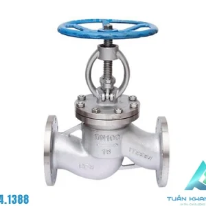 Van cổng tay quay hơi mặt bích Inox 304 – liên kết đường ống và thiết bị